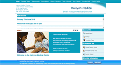 Desktop Screenshot of halcyonmedical.co.uk